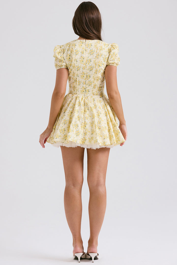 Aurelia™ Floral Pleated Mini Dress