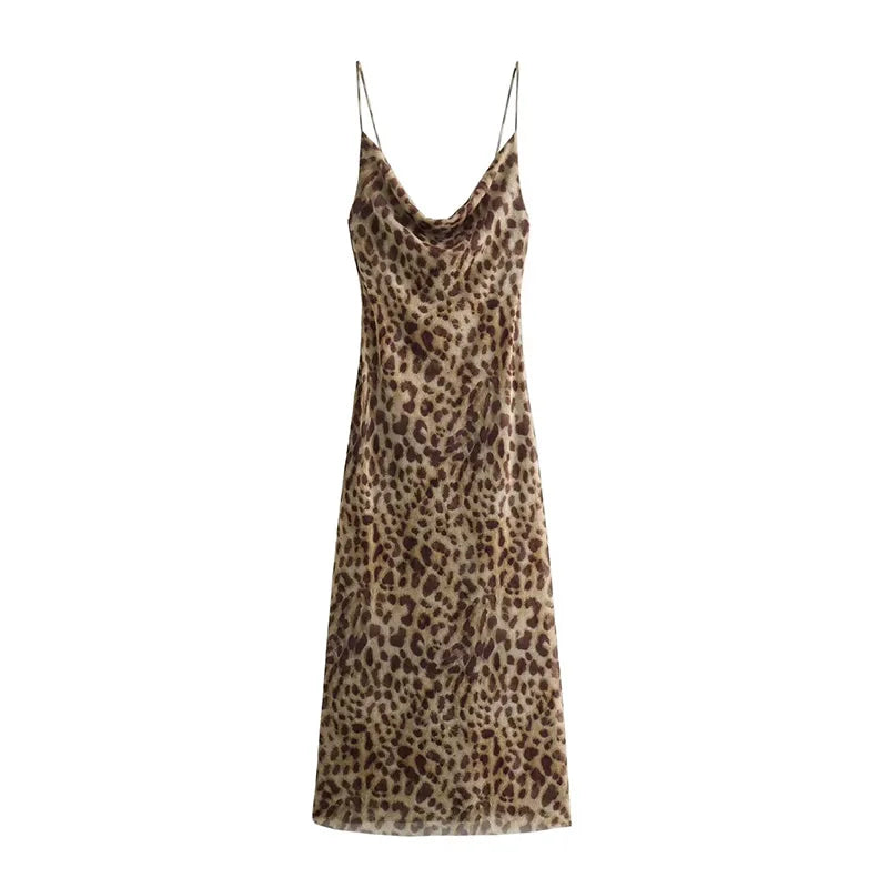 Lyra™ Animal Print Backless Dress