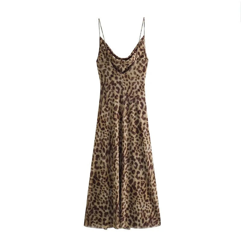 Lyra™ Animal Print Backless Dress