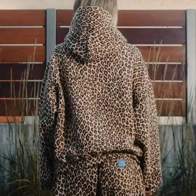 Asher™ Leopard Print Hoodie