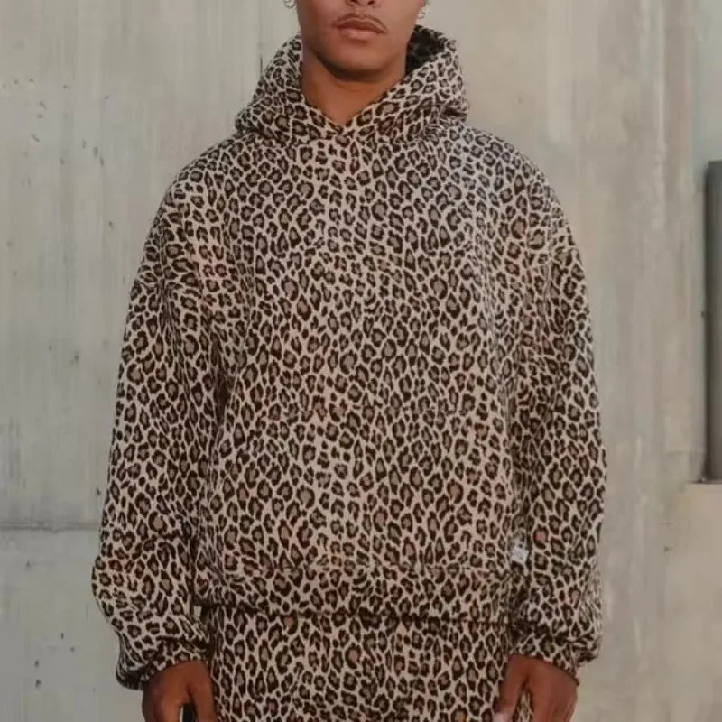 Asher™ Leopard Print Hoodie