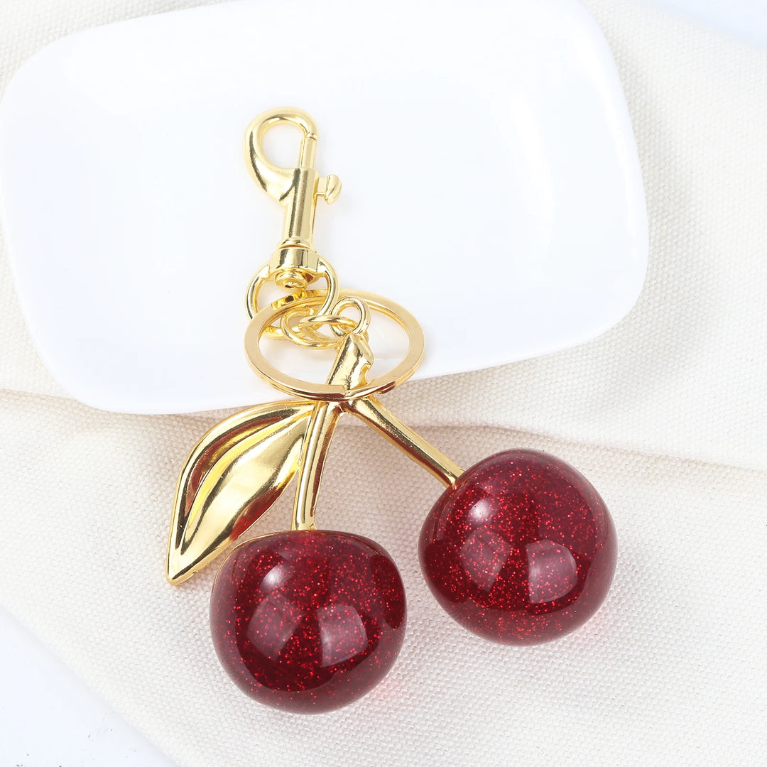 Red Cherry Bag Charm